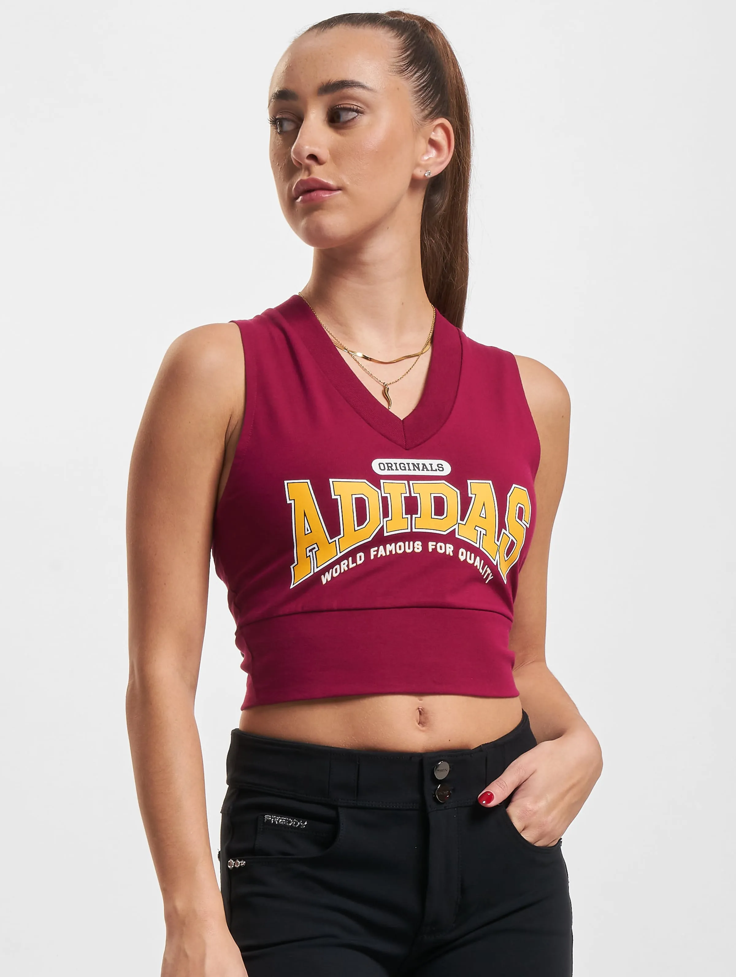 adidas Originals Bodycon V Crop
