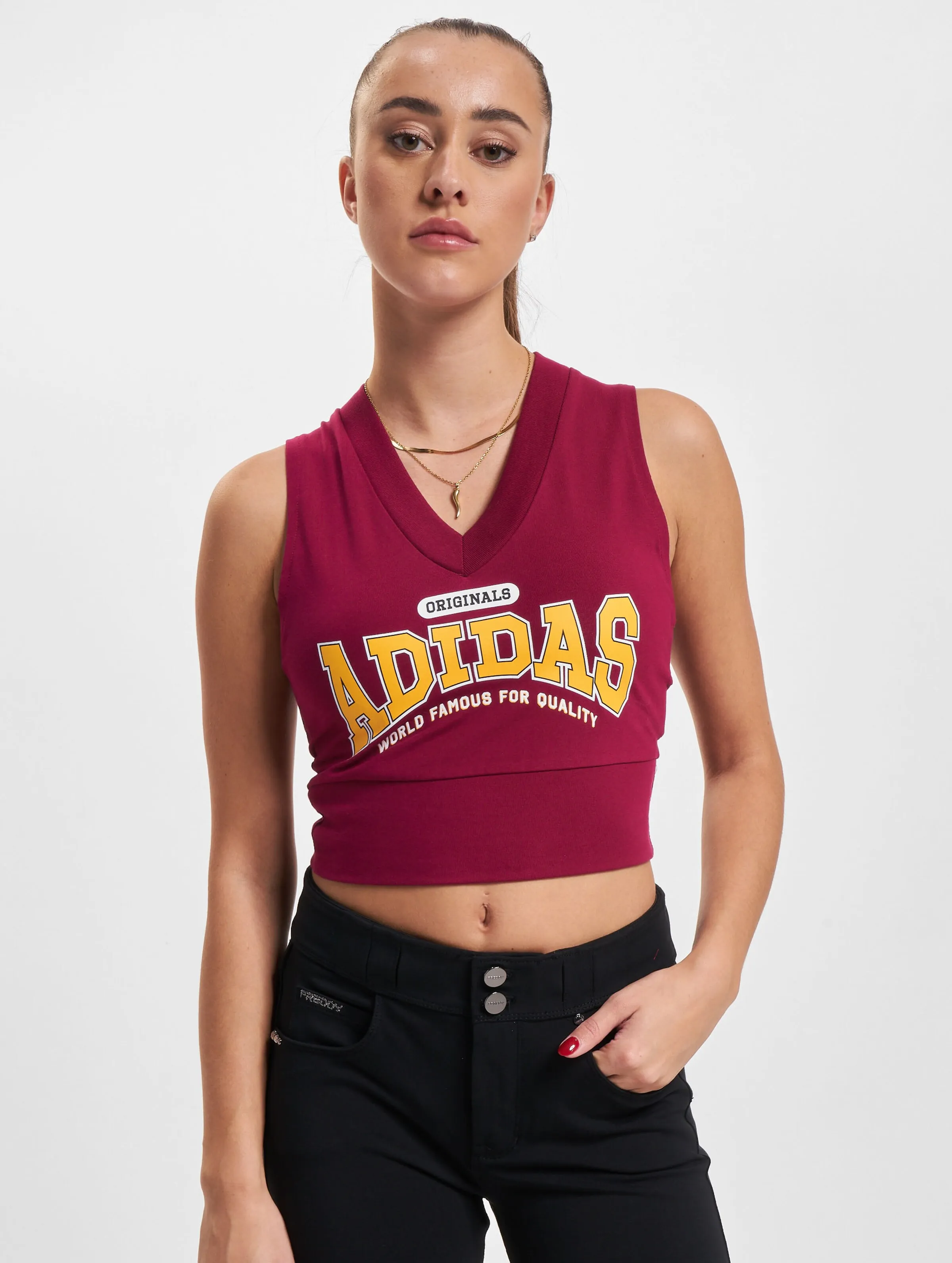 adidas Originals Bodycon V Crop
