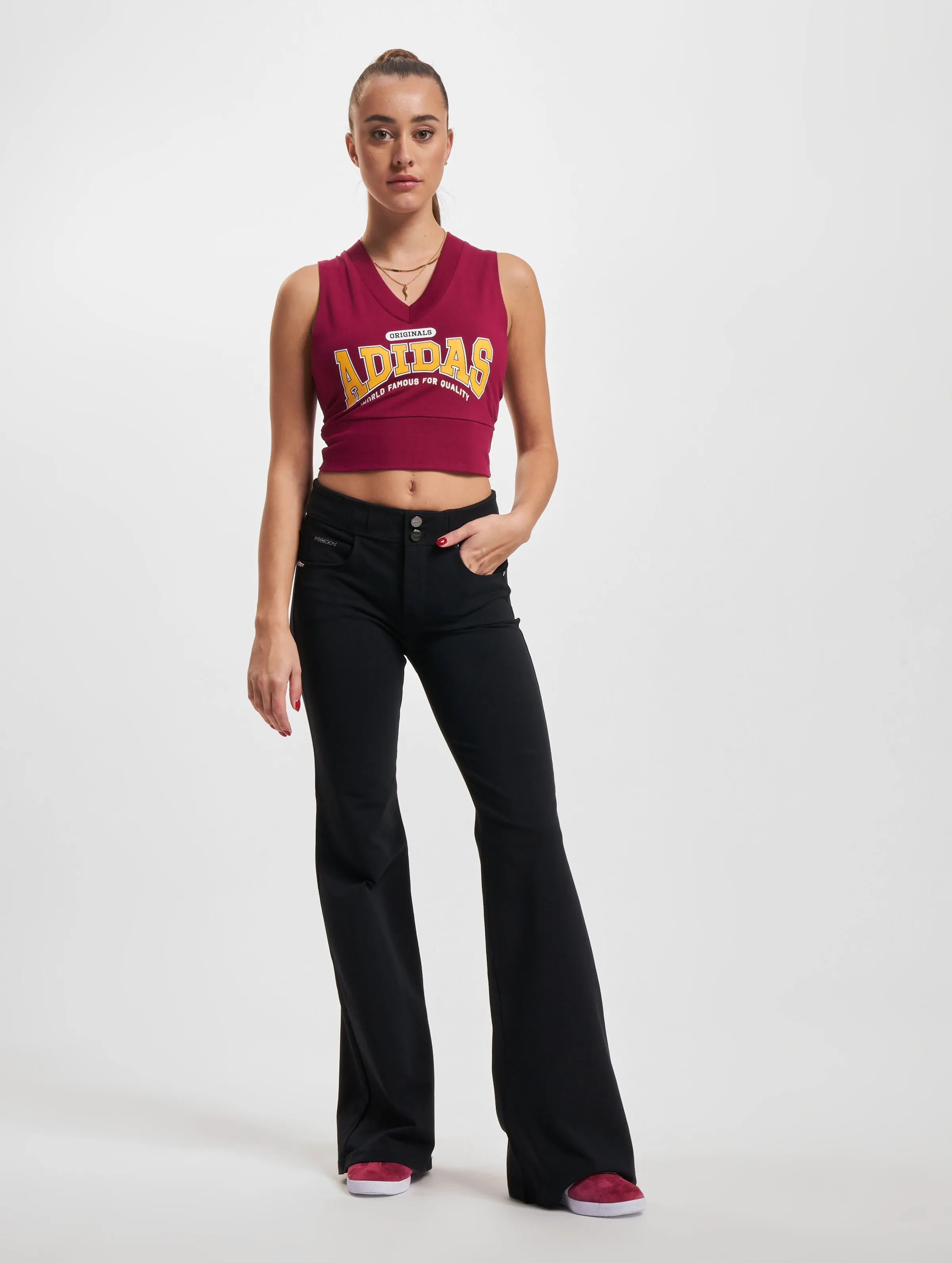 adidas Originals Bodycon V Crop