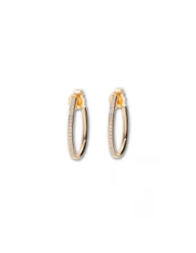 Argollas Oro Amarillo Y Diamantes