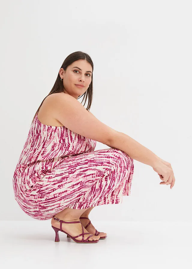 Blusa sin mangas Violeta estampado