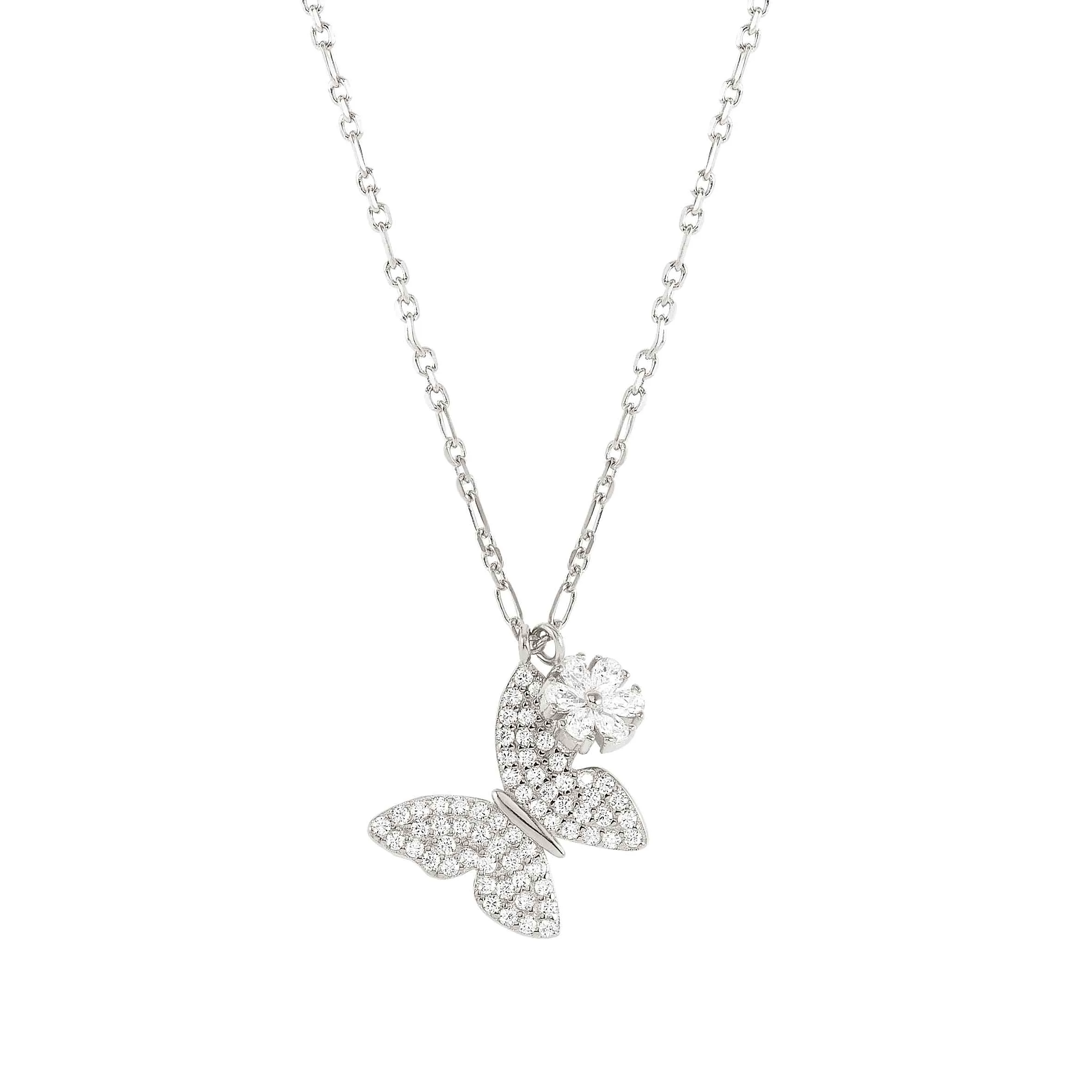 Collar Sweetrock Nature Mariposa y Flor 148039 040