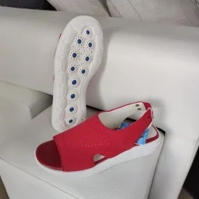 Geox D Spherica roja, sandalias Mujer sandals TV
