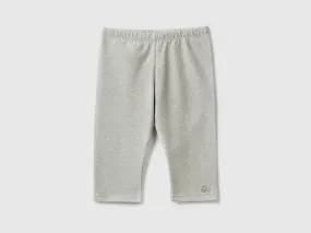 Leggings 3/4 de algodón elástico