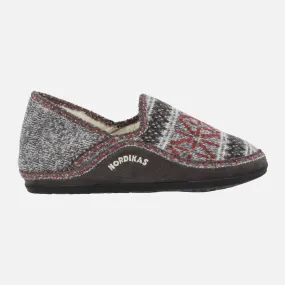 Zapatillas de casa de lana cerradas para hombre
